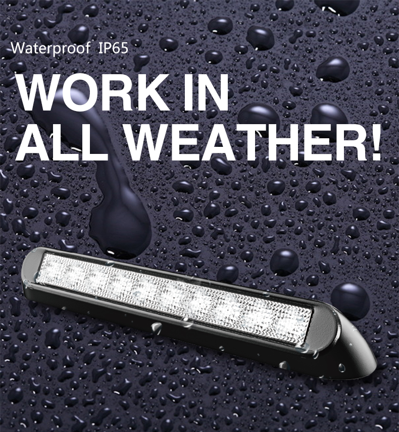 RV Low-Profile LED Awning Light Fixture,