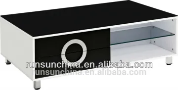 SJ-117 Modern MDF wood with glass Coffee Table / used coffee tables for sale