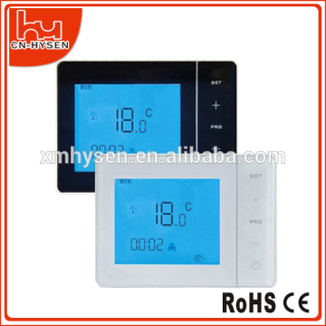 Electric heat pump thermostat