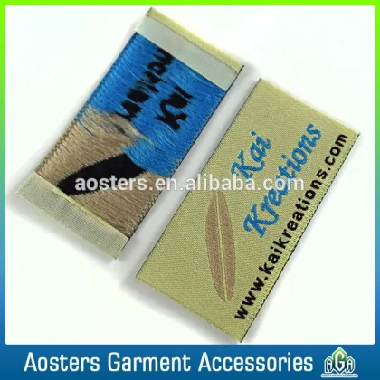customized clothing accessory private label and patch
