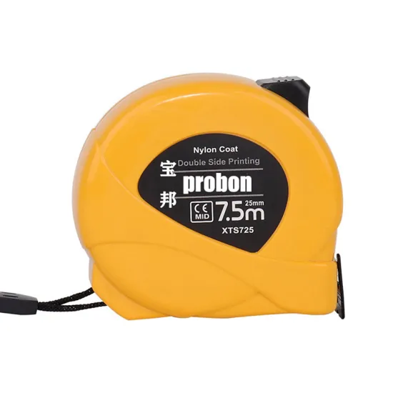 retractable nylon coating tape measure with logo custom
