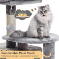 Torre de gatinho com scratching post para casa interna