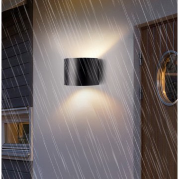 Modern outdoor LED wall light