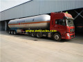 60 CBM 25ton Digunakan LPG Semi Trailer