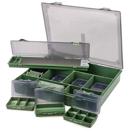 New Compartments Fishing Tackle Box: Storage Box for Fishing Accessories