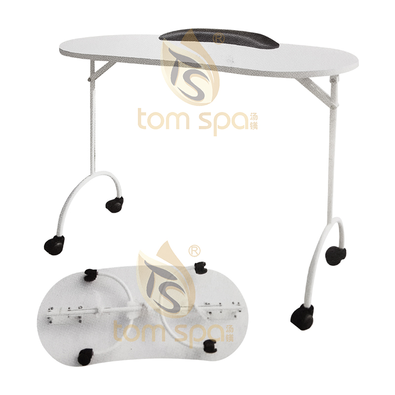 Portable Manicure Nail Table Station Desk 