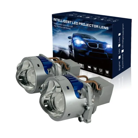 2023 Ultra Bright Upgrade Headlights: Bi-LED Laser Cube Projector for Car Retrofit