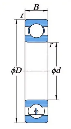 Single Rrow Deep Groove Ball Bearing