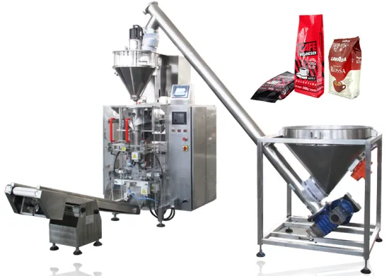 Coffee Packaging Machine with Augar Filler