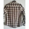 Men Causal One Pocket Y/D Flannel Button Down