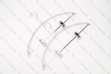 PVC Coated Metal Clothes Hanger With Clips