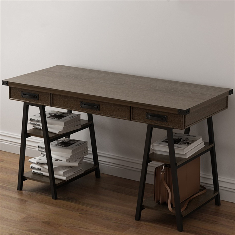 Home Office Wood Desk Table Habit