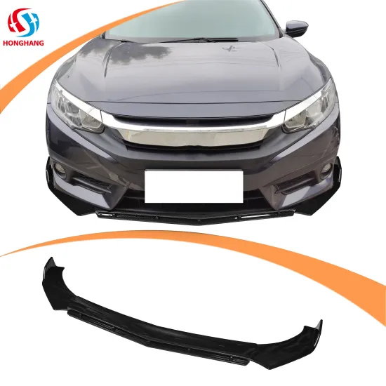 Carbon Fiber Type C Front Lip Bumper Splitter Protector - Honghang Manufacture Auto Car Accessories