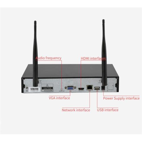 New 4CH 2.0MP Security Wireless WiFi NVR Kits