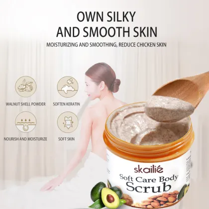 Turmeric Scrub: Beauty and Care Products for Exfoliating Skin Cream and Body Scrub