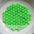 Colors fashion plating AB earth acrylic solid beads