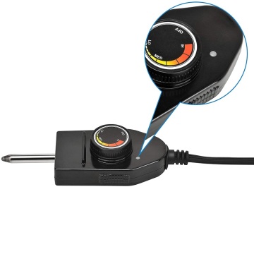 Cabo de controle de sonda de termostato ajustável para fumantes elétricos (120V 15A)