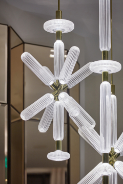 Lampadario di vetro moderno di vetro di vetro nordico