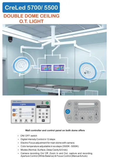 CreLed 5700/ 5500 with camera system