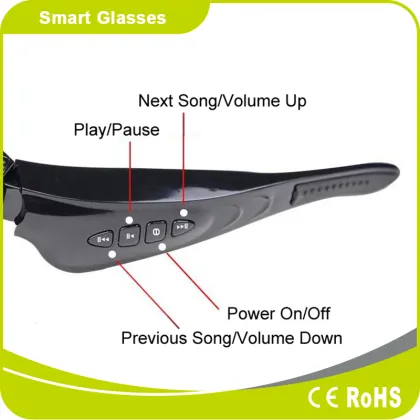 Fashion Bluetooth Headset Fitness Sunglasses Smart Glasses