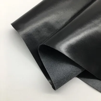 Chinese Manufactured Mirror-Colored Bass Microfiber Leather for Labor Protection Shoes