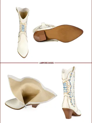 middle heel special totems women half boots