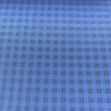POLYESTER FDY TWISTED dobby COTIONIC GRID Oxford Fabric