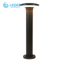 LEDER Black 12W Aluminum LED Bollard Light