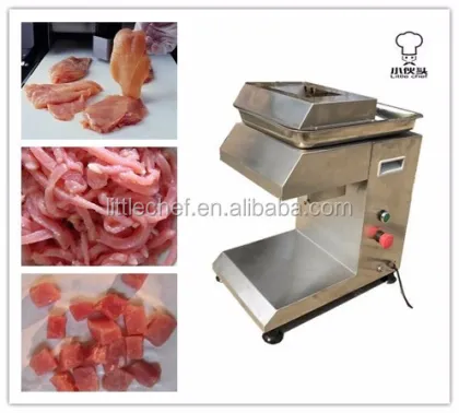 CE Food Grade Stainless Steel Restaurant Safe Fresh Meat Slicer