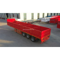 Multi-Axle Red Cargo Semi-Trailer