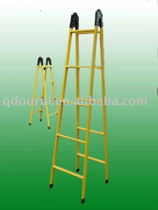 Folding aluminum alloy ladder