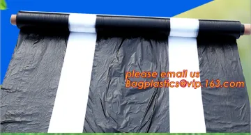 100% new material agriculture black silver mulch/black and white mulching film, vegetable planting