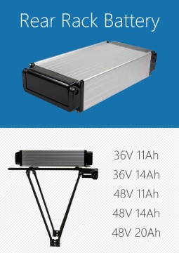 18650 cell battery rack type 36v 11Ah Li-polymer battery for electric bike