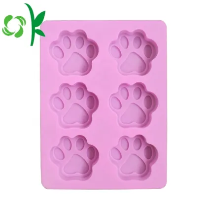 6 Footprints Silicone Soap Mold