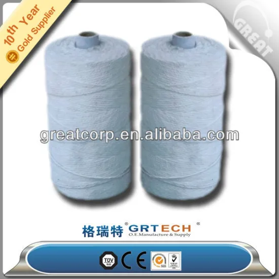 Non-asbestos yarn for Woven brake linings 3P core spun yarn