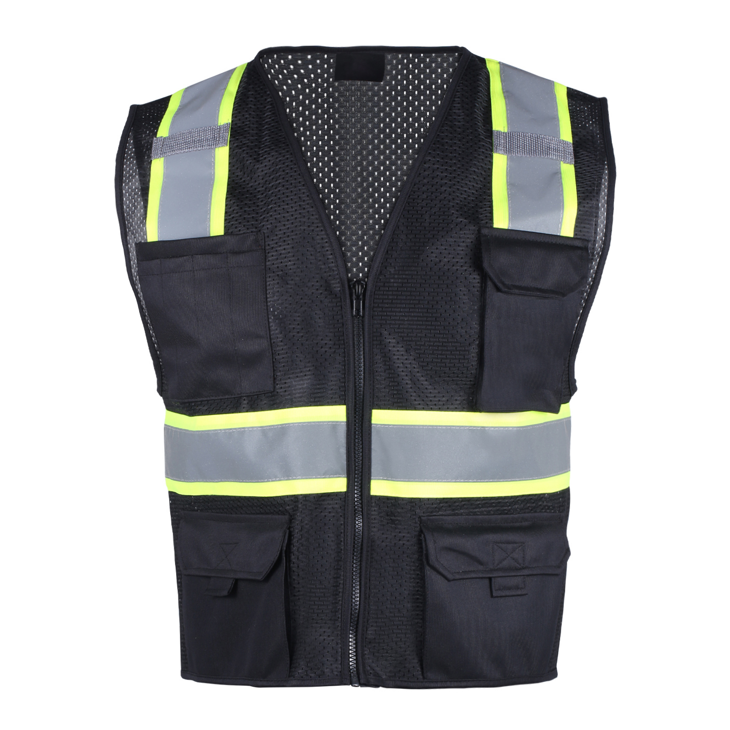 Breathable Oem Reflective Mining Safety High Visibility Vest