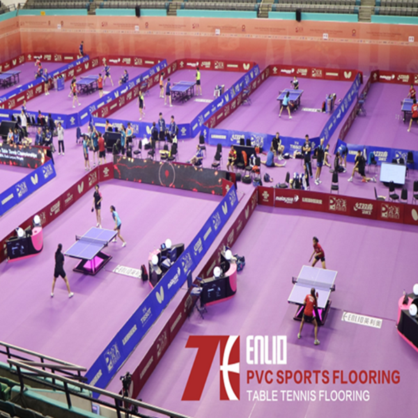 Purple Table Tennis Flooring