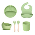 Cel mai bun set de hrănire din silicon pentru mesele jucăușe pentru bebeluși