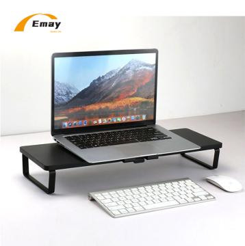 Wooden Monitor Stand - Laptop and PC Riser for Better Ergonomics