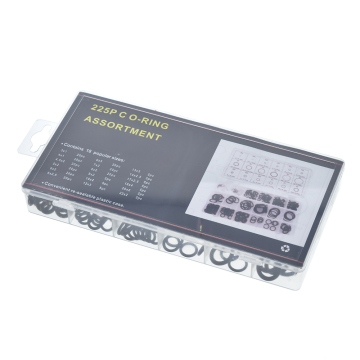 TZT 225 pcs Rubber O-Ring Assortment Kit with Different Sizes and Plastic Box