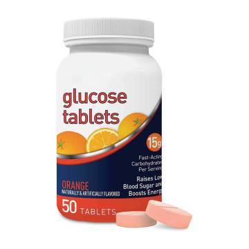 Tabletas OEM/ODM Glucosa Sabor de naranja de acción rápida