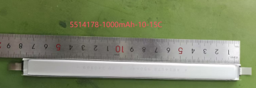 3.7V 15C 5518178 1000mAh polymer