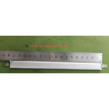 3.7V 15C 5518178 1000mAh polymer