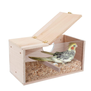 Factory Direct 10x10x18.7CM Acrylic Transparent Bird Nest Breeding Box