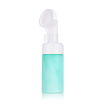 Surface clean face wash silicone brush foam pump