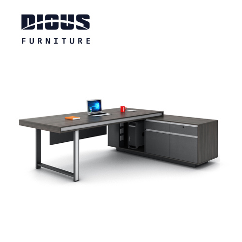 Office desk hot sale comfortable acrylic desk leather desk set Manufactory