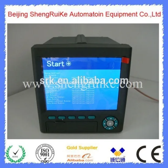 Pressure And Temperature Operational Colored Paperless Recorder