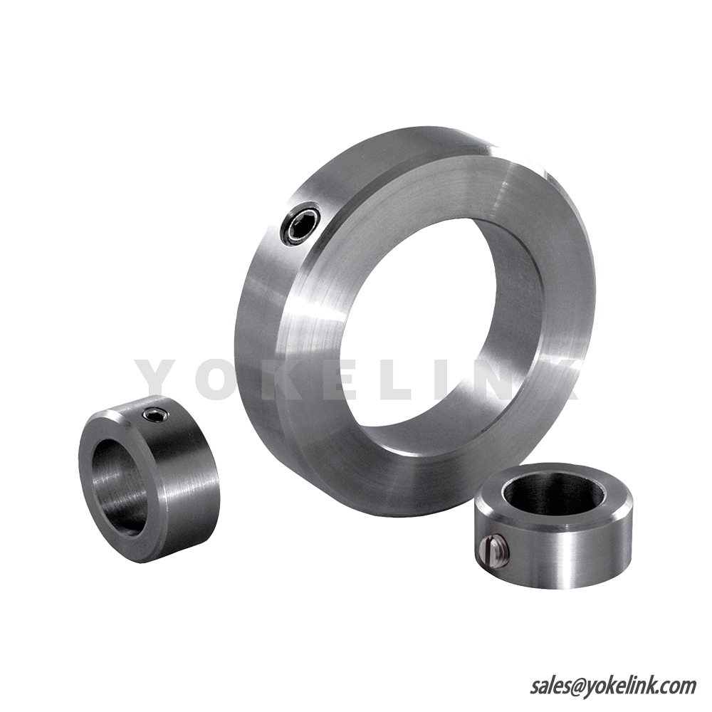 Stavěcí kroužky seřizovacího šroubu hřídelových objímek DIN 705A se stavěcím šroubem s vnitřním šestihranem