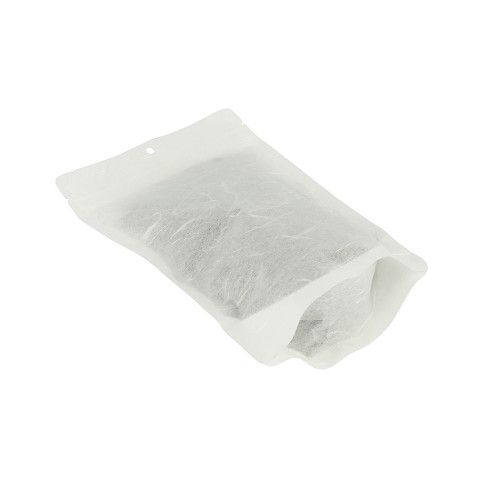 Pouche de riz en papier d&#39;impression personnalisée compostable avec fenêtre