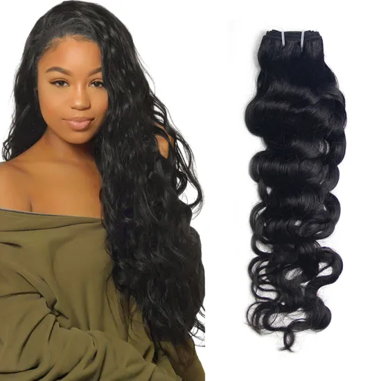 Wholesale top vendors 100% raw brazilian mink virgin hair, double weft natural weavon human hair